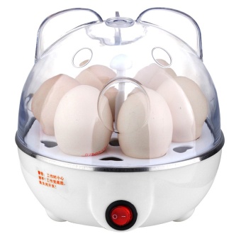 Hot item หม้อต้มไข่ระบบไอน้ำคุณภาพสูง ( White )