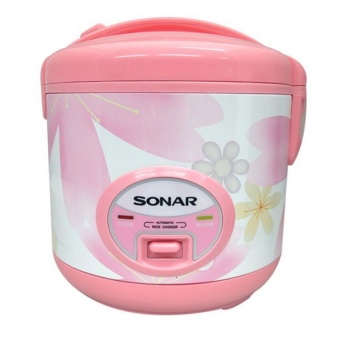 Sonar หม้อหุงข้าวอุ่นทิพย์ 1.0 ลิตร รุ่น SR-D611 (สีชมพู)