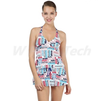 Women's Quick Drying Siamese Swimwear A16 (White) - INTL