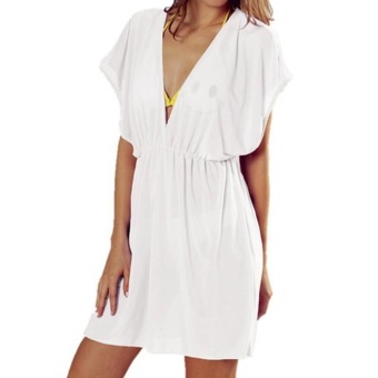 Fantasy Women's beach dress - White