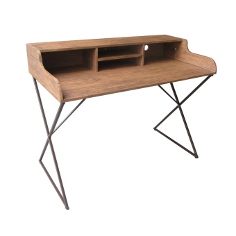 U-RO DECOR โต๊ะทำงานอเนกประสงค์ รุ่น เอ็กซ์-จีเนียส (สีไลท์เชอร์รี่)