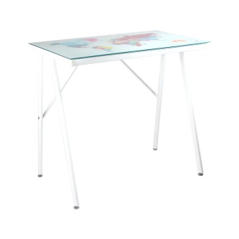 U-RO DECOR A-CLASS โต๊ะทำงานอเนกประสงค์ รุ่น WORLD MAP