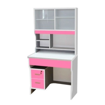 ADHOME โต๊ะเขียนหนังสือ ขนาด 90 ซม. รุ่น TB-902 (สีขาวชมพู)