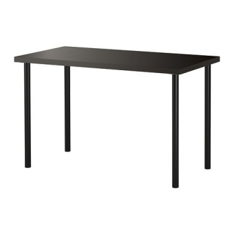 LINNMON โต๊ะทำงาน Work table 60*120 cm (ดำ)