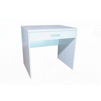 NDL โต๊ะทำงานหน้าท๊อป PVC ขนาด 80cm (สีขาว) รุ่นTZ-116