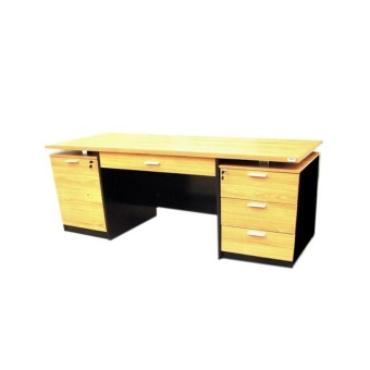 RF Furniture โต๊ะบัญชี รุ่น T-150 (สีเชอร์รี่/ดำ)