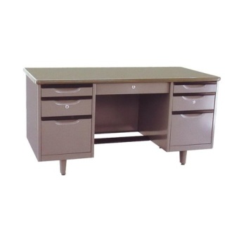 NDLโต๊ะทำงานเหล็ก 4.5 ฟุต รุ่น TM-2654 ( สีเทา )