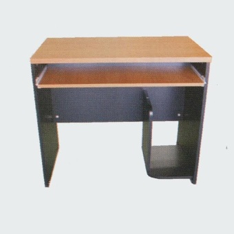 RF Furniture โต๊ะคอม 80 cm ITEM TC--8002 ( สีเชอร์รี่/ดำ )