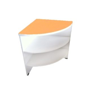 TGCF โต๊ะคอม F60R Top PVC - สีส้ม/ขาว
