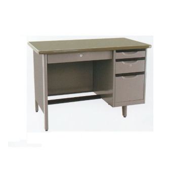 RF Furniture โต๊ะทำงานเหล็ก 4 ฟุต รุ่น TM-4 -สีGray