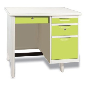 NDL โต๊ะทำงานเหล็ก 3 ฟุต สีเขียว รุ่น TM-2636 ( Green/Cream)