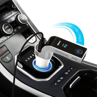 Center Bluetooth Car Charger FM Modulator CARG7 บลูทูธในรถยนต์ (silver)