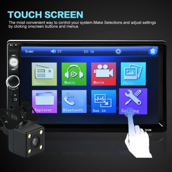 Product details of 7'' HD Bluetooth Touch Screen Car Stereo Radio 2 DIN FM/MP5/MP3/USB/AUX + Camera