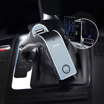 Center Bluetooth Car Charger FM Modulator CARG7 บลูทูธในรถยนต์ (สีเงิน)