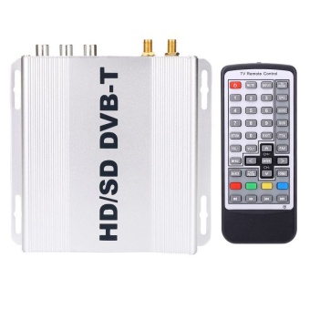 Niky TVBOX HD/SD สำหรับรถยนต์ รุ่น Dvb-T2 (สีเงิน)