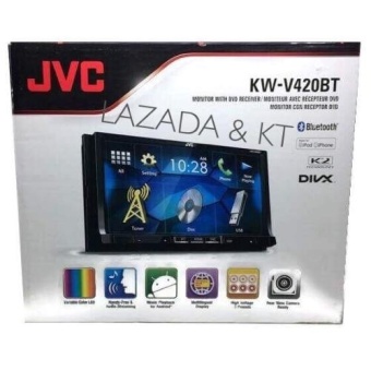 JVC เครื่องเล่นติดรถยนต์พร้อมจอ JVC KW-V420BT