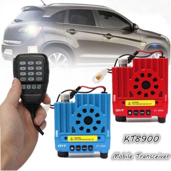 QYT KT8900 136-174/400-480MHz Dual Band 25W Car Pocket Mobile Radio Transceiver Red