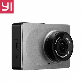 Xiaomi กล้องติดรถยนต์ YI Dash cam Car DVR WiFi 1080P 2.7Inch - สีเทา