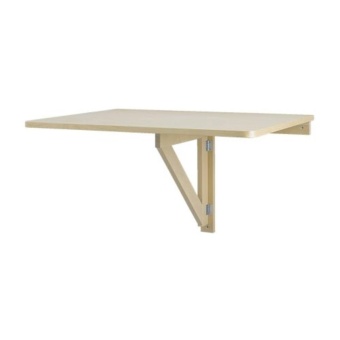 โต๊ะไม้พับได้ ยึดผนัง โต๊ะทานข้าว โต๊ะทำงาน ประหยัดพื้นที่ได้อย่างดี ขนาด 79x59ซม. Happy-T