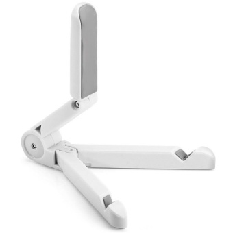 White Universal Adjustable 7-10 Inch Tablet Holder Foldable Desk Stand For Apple Ipad Mini/4/32/1 Samsung Tab Laptop Notebook