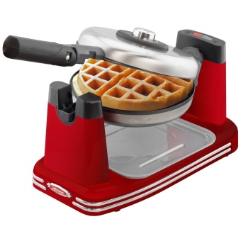Getservice เครื่องทำวาฟเฟิล วาฟเฟิล แกนหมุน Waffle Maker Nostalgia รุ่น RFW600 (Red)