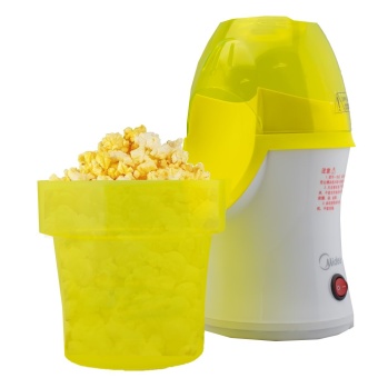 GetZhop เครื่องทำข้าวโพดคั่ว Popcorn Makers Midea รุ่น PC10MS-AY (White/Yellow)
