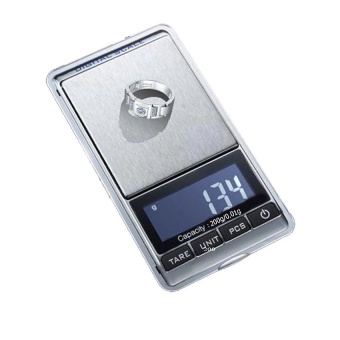 Orbia เครื่องชั่งดิจิตอล Mini Digital Jewelry Pocket GRAM (200g-0.01 - Rubber Black