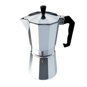 newopen กาต้มกาแฟ สำหรับทำกาแฟสด 1 CUP (สีเงิน)