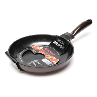 Konion กระทะก้นตื้นเคลือบเซรามิค (Induction) รุ่น KO-0020F (20 cm)