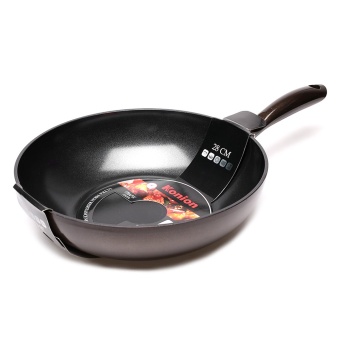 Konion กระทะก้นลึกเคลือบเซรามิค (Induction) รุ่น KO-0028W (28 cm)