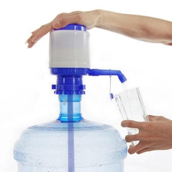 Replica ที่ปั๊มน้ำดื่มแบบมือกด Drinking Water Pump36.5 cm(Blue)