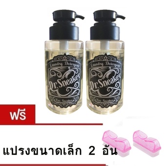 Dr. Sneaker น้ำยาซักรองเท้า เปียก-แห้ง 350 ML 2 ขวด ฟรี แปรงซักรองเท้า 2 อัน