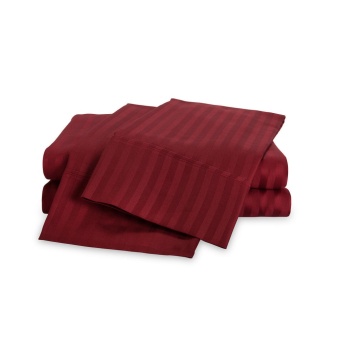 CB Cotton ชุดผ้าปูที่นอน 700เส้น Peninsula Collection ขนาด 5 ฟุต 3 ชิ้น - Red