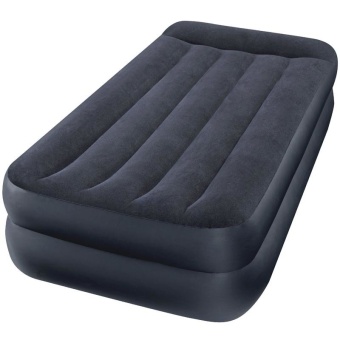 Intex ที่นอนเป่าลมไฟฟ้าในตัว พิลโล่เรสท์ 3.5ฟุต (ทวิน) 102x203x50 ซม.รุ่น 66706