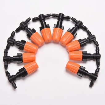 Velishy Atomizing Sprinkler Nozzles Plastic Adjustable 10Pcs