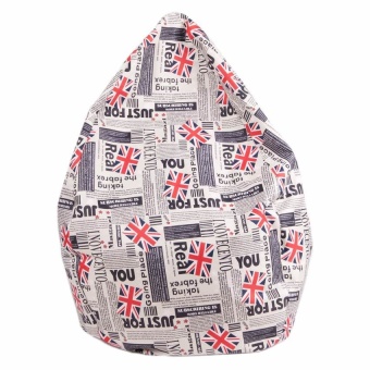 Esupersave เก้าอี้ Beanbag ทรงหยดน้ำ Ø80 ซม. (ลายธงชาติอังกฤษ)
