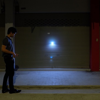 XML-Solar โคมไฟโซล่าเซลล์ 6 SMD LED + Motion