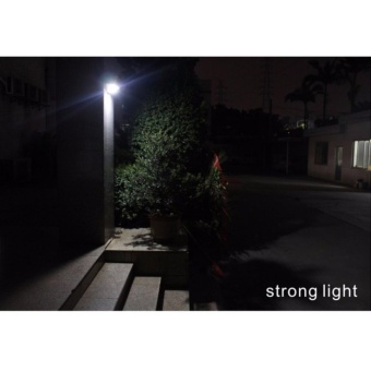  โคมไฟโซล่าเซลล์ 16 SMD LED + Motion(Black)