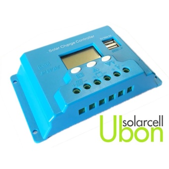 Ubon solarcell เครื่องควบคุมการชาร์จ Solar Charger 12/24V 10A