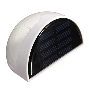 anny Solar Power Garden ไฟทางเดิน ไฟสนาม โคมไฟ โซล่าเซลล์ พลังแสงอาทิตย์ รุ่น 6Led (สีขาว)