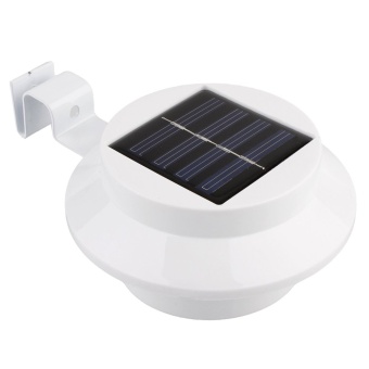 Solar PowerGarden โคมไฟ โซล่าเซลล์ พลังงาน แสงอาทิตย์ 3 Led รุ่น 3Led Warmwhite - โคมสีขาว ไฟอมส้ม