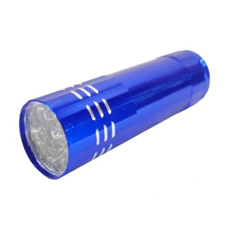 LED Light ไฟฉาย LED พร้อมถ่าน (สีฟ้า)