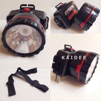 Kaidee ไฟคาดศีรษะ ปรับขึ้น/ลง ได้ น้ำหนักเบา ไม่หนักหัว 1.5W LED High Bright ชาร์จบ้านได้ (YD-3319)