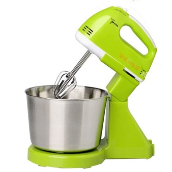 HS Electric Mixer เครื่องผสมอาหารสแตนเลสคุณภาพสูง เครื่องผสมอาหารแบบมือถือ (Green)