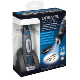 DREMEL เครื่องมือโรตารี่ไร้สาย 7.2V Li-Ion รุ่น 8050-35 MICRO - สีเทา