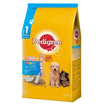 Pedigree Milk Flavor Immunity Protection for Puppies Food 0-6 mths 1.5Kg อาหารสุนัข เพดดีกรี สำหรับ ลูกสุนัข ทุกสายพันธุ์ 0-6 เดือน รสนม 1.5Kg