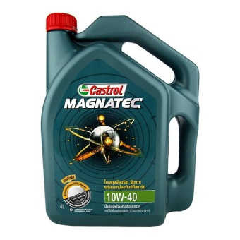 CASTROL น้ำมันเครื่อง MAGNATEC 10W-40 4 ลิตร สำหรับรถที่ใช้เชื้อเพลิงและแก๊ส CNG/NGV/LPG