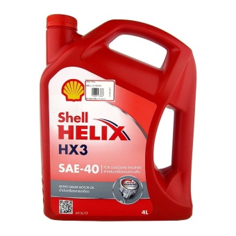 SHELL น้ำมันเครื่อง HELIX HX3 SAE-40 เบนซิน 4 ลิตร