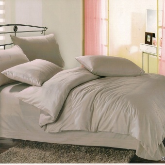 FD Premium ผ้าปูที่นอน 5 ฟุต 5 ชิ้น รุ่น 5AA0091 (สี เทา )