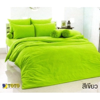 Toto ชุดเครื่องนอน ชุดผ้าปู สีพื้น – สี Green (ไม่รวมผ้านวม)